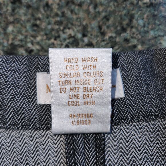 Monroe & Main Gray Tweed Vest Women 10 Button Closure Faux Leather Polyester - Picture 3 of 9